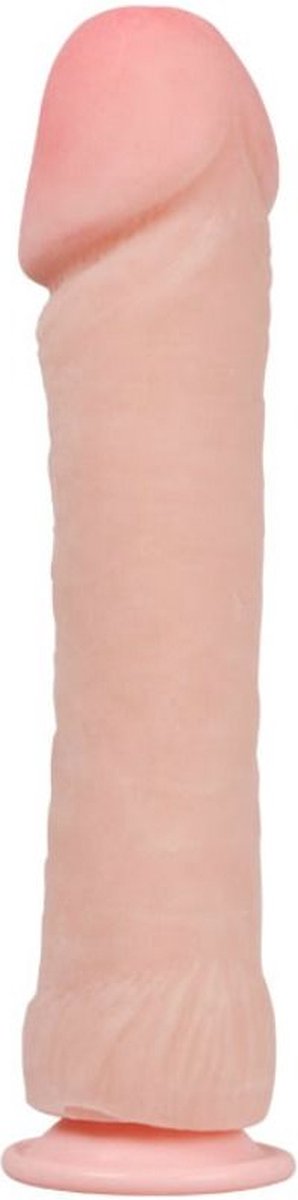 Goedkoopste Baile The Big Penis - Realistische DIldo - Zachte TPR - 26cmx5,5cm - Zuignap - Ultra Realistisch - Blank/Flesh