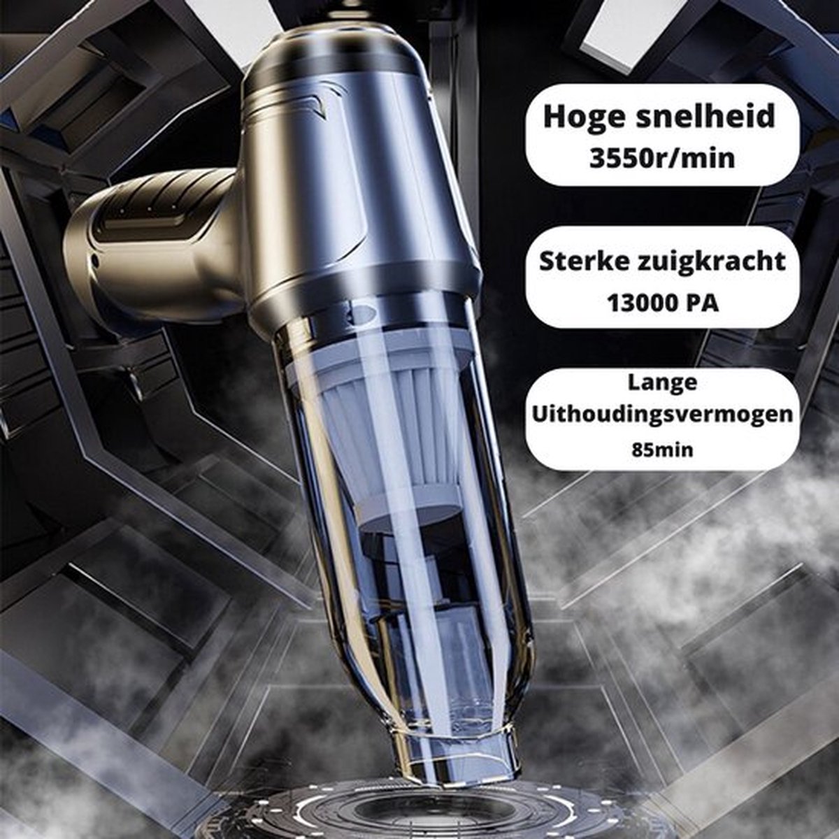 Happyment Kruimeldief - Handstofzuiger - Snoerloos - afbeelding 2