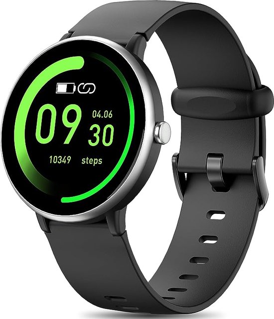 Smartwatch Kinderen - Activity Tracker - Muziek - Waterdicht - Zwart