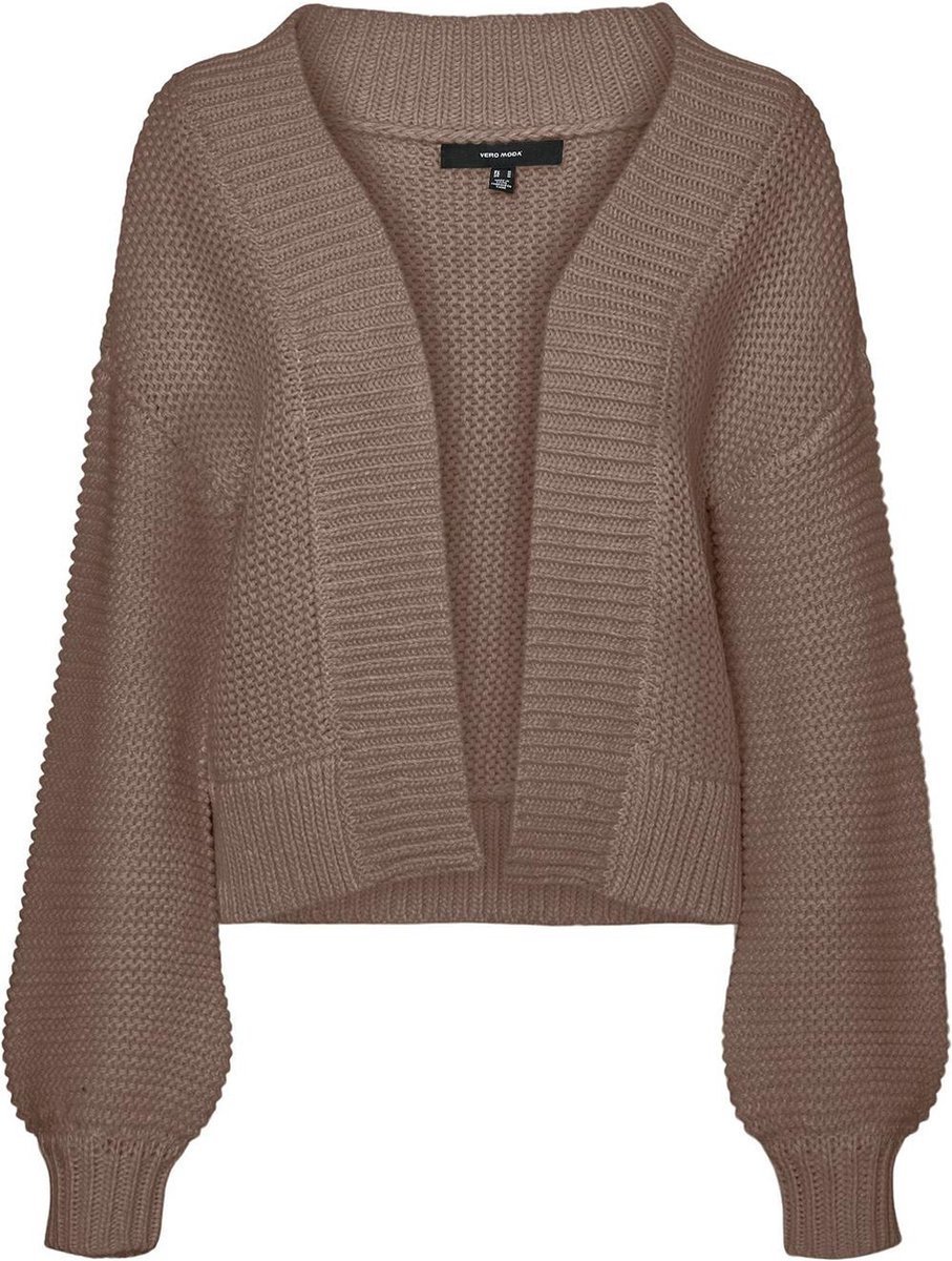 Vero Moda VMMAYBE OPEN CARDIGAN - Cardigan - birch/beige