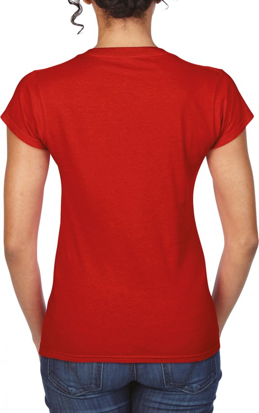 Fruit Of The Loom T-Shirt Valueweight V-Ausschnitt – Heather Grau, Aus Weicher Baumwollmischung