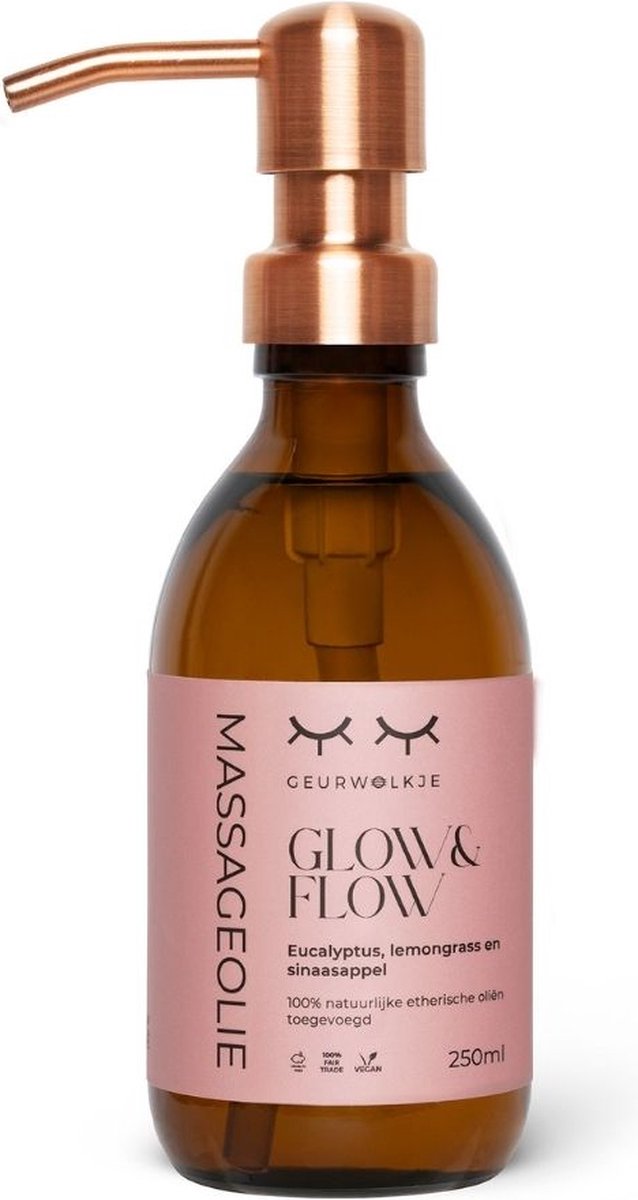 Geurwolkje® Massageolie - Glow & Flow - 250 ml