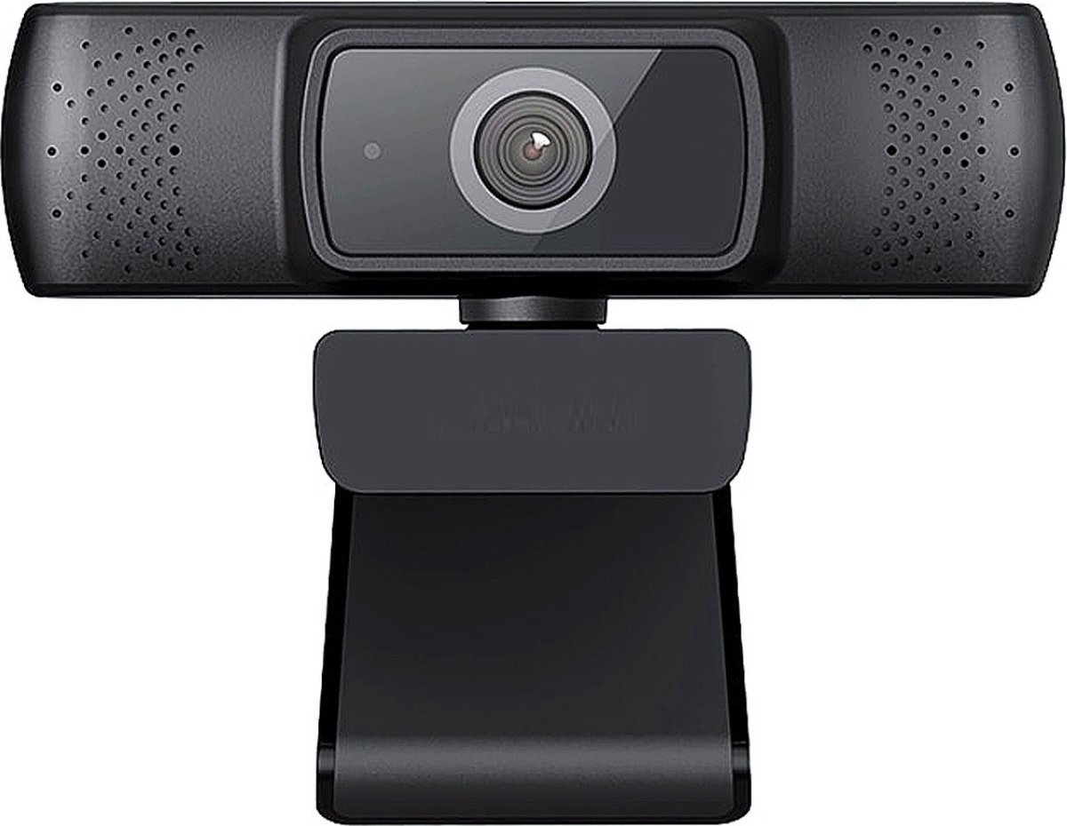 Webcam – Webcam Voor PC Full HD – Webcam met Microfoon En Noise-Canceling - Wijde Lens – Hoge Kwaliteit