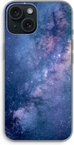 Case Company® - Hoesje geschikt voor iPhone 15 hoesje - Nebula - Soft Cover Telefoonhoesje - Bescherming aan alle Kanten en Schermrand