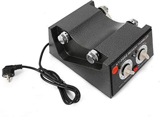 LENJKYYO Polijstmachine voor sieraden, 5 tanden, roterende tumbler