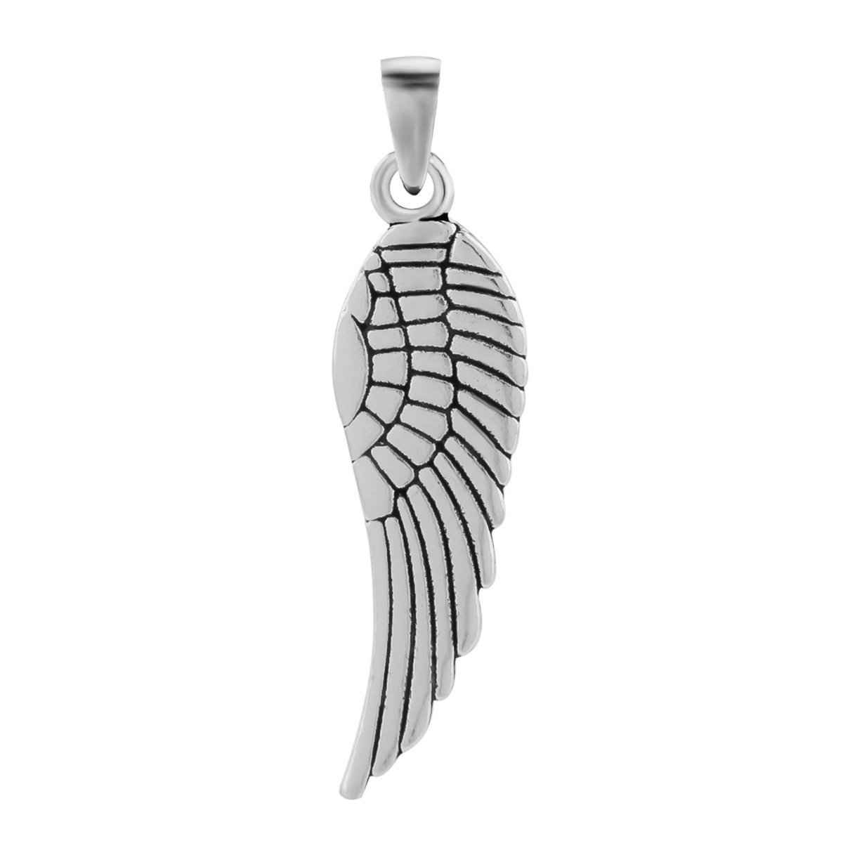 WeLoveSilver - zilveren engelenvleugel hanger - 925 zilver - luxe