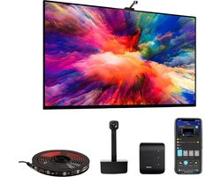 TV licht met camera - DreamView T1 WiFi LED TV Backlight met Camera, RGBIC LED Strip, voor 55-65 inch TV en PC, App Control, Compatibel met Alexa en Google Assistant, voor TV en PC (Energieklasse A)