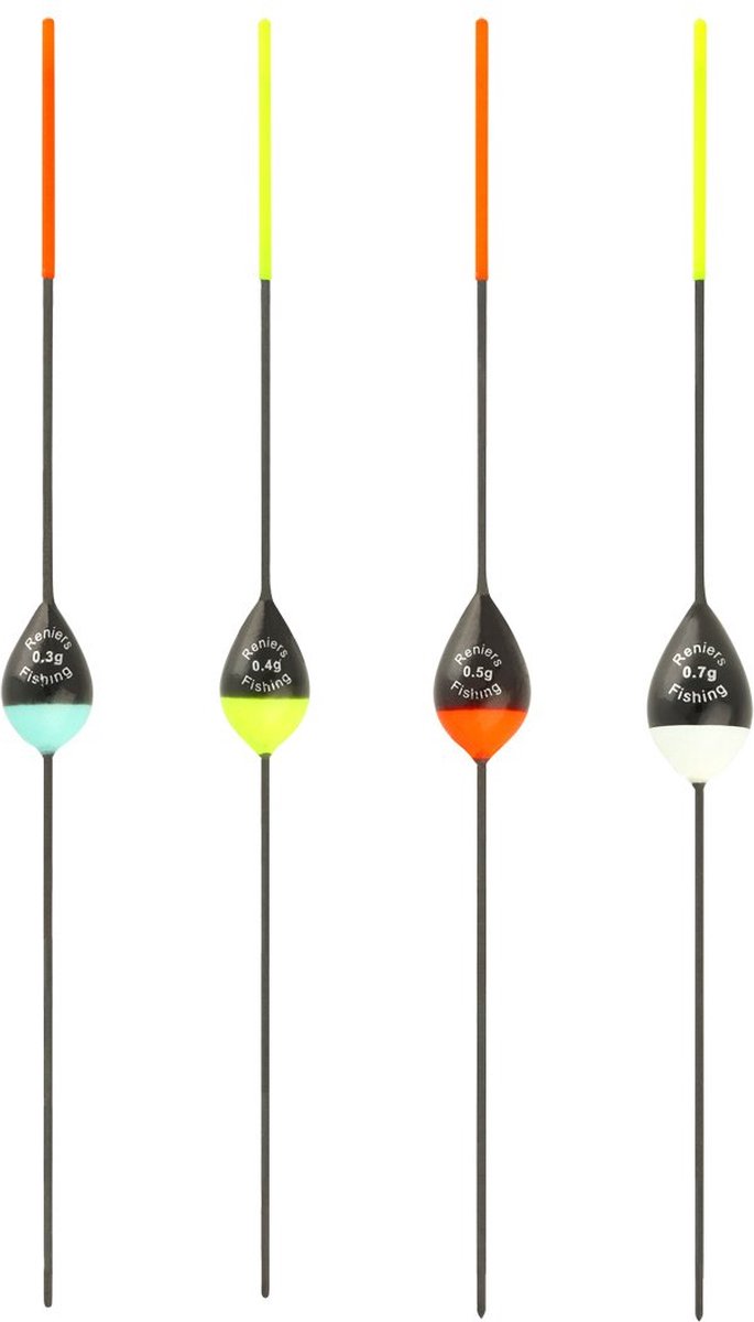 Reniers Fishing dobber RF P8 - Kleur: rood,Maat: 0.40g