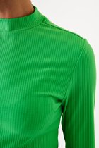 GARCIA Dames T-shirt Groen - Maat XS