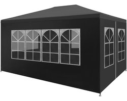 Partytent wit - 6 zijwanden - 3 x 6 m