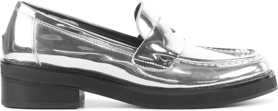 BiBi Lou Chaussures à enfiler Femme - Chaussures à enfiler / Chaussures femme - Cuir - 715Z17VK - Argent - Taille 40