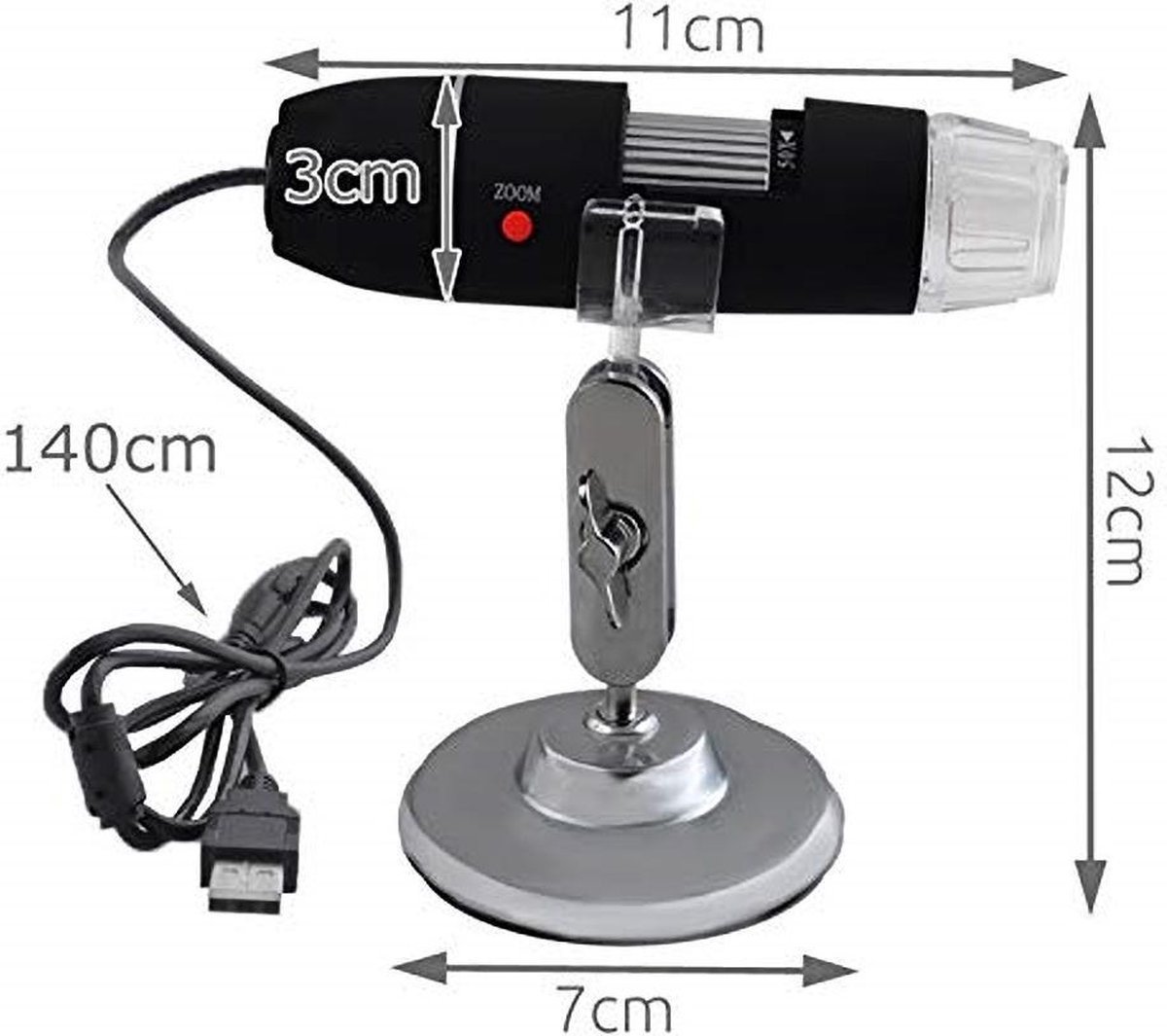 C/Y 5 Pcs Microscope portatif pour Enfants, Microscope sans Fil 60x-120x
