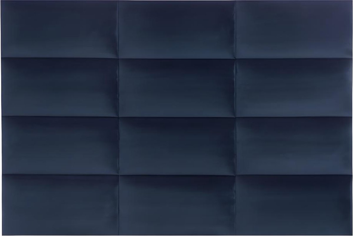 PASCAL MORABITO Hoofdeinde wandpanelen BONTE - 180 cm - Fluweel - Blauw - van Pascal Morabito L 180 cm x H 120 cm x D 5 cm