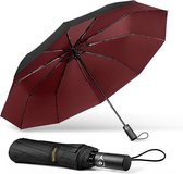 Paraplu Opvouwbare paraplu Stormbestendig Groot -10 Ribben Winddicht Storm Opvouwbare paraplu Paraplu, automatisch compact met één knop die automatisch opent en sluit