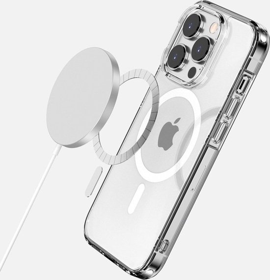 Coque pour iPhone 15 Pro Max - Transparent Antichoc avec Cercle