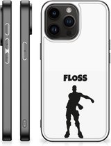 Telefoontas Geschikt voor iPhone 15 Pro Max Smartphone Hoesje met Zwarte rand Floss Fortnite