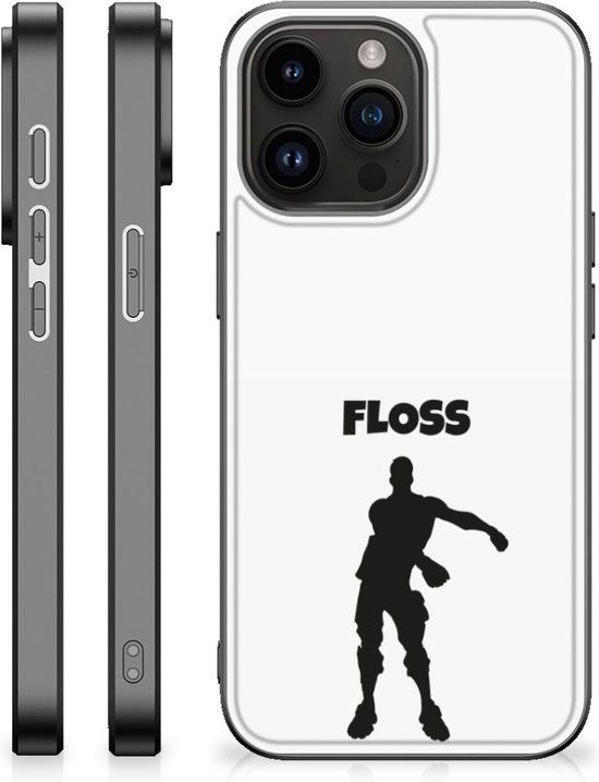 Sac de téléphone adapté à iPhone 15 Pro, étui pour smartphone avec fil noir  Fortnite | bol