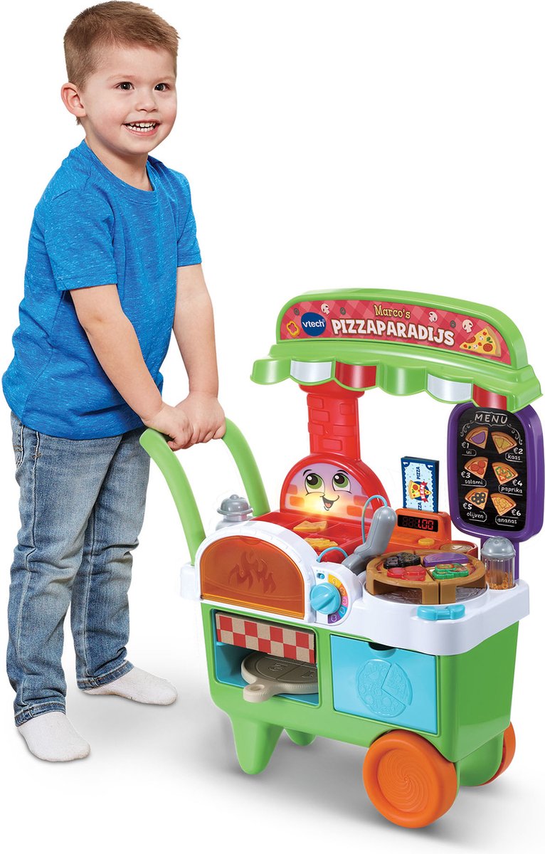 VTech Marco's Pizzaparadijs Activity-Center - Keuken Speelgoed - Interactief & Educatief Speelgoed - Cadeau - Kinderspeelgoed 3 Jaar — cadeau in Spellen & Speelgoed - foto 4