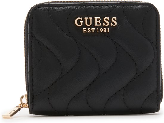 Guess Portemonnee / Portefeuille Dames - Ritsportemonnee - Eco Mai - Zwart