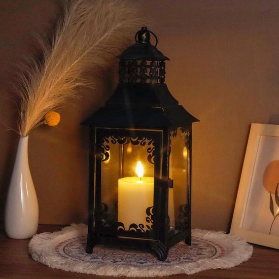 Lanternes à bougies suspendues, lanterne de style vintage de 37,5 cm de  haut,... | bol