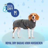 Royal Dry badjas voor huisdieren – Absorberende hondenbadjas – Extreem duurzaam en super zacht – Ruglengte 50 cm – Microfiber chenille – Geschikt voor honden en Puppy’s – Maat M