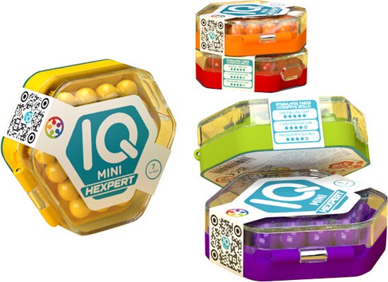 SmartGames Iq Mini Hexpert denkspel met logische opdrachten