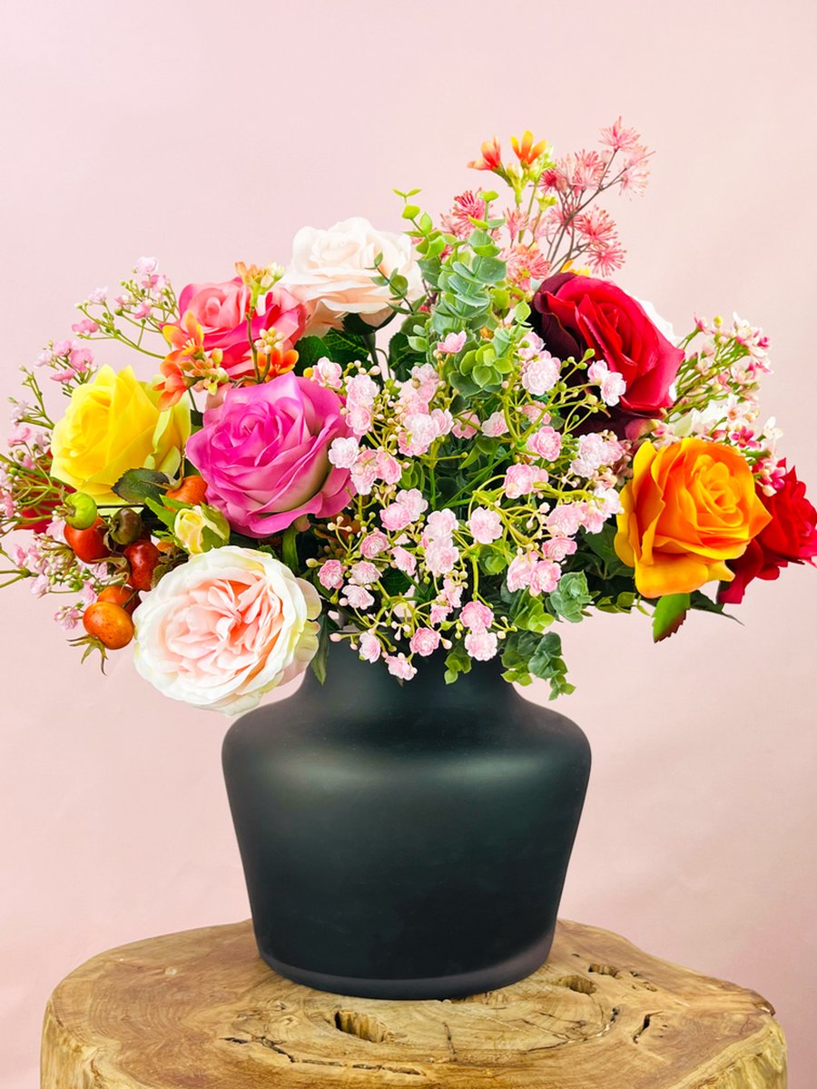 Bouquet Rosie - Bouquet champêtre coloré - Le Jardin des Fleurs