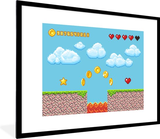 Game Poster - Gaming - Retro - Arcade - 80x60 cm