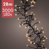 28m LED Cluster kerstboomverlichting - Goud - 3000 lampjes - Dimbaar