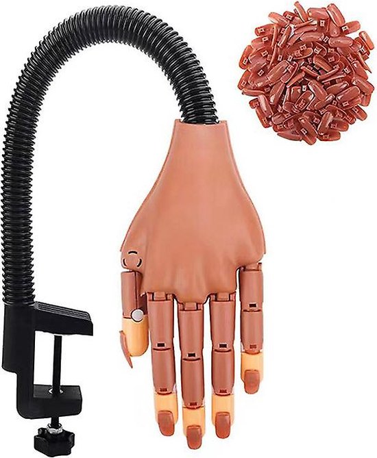 Oefenhand voor Nagels inclusief 100 GRATIS nagels • Nailtrainer Nagel