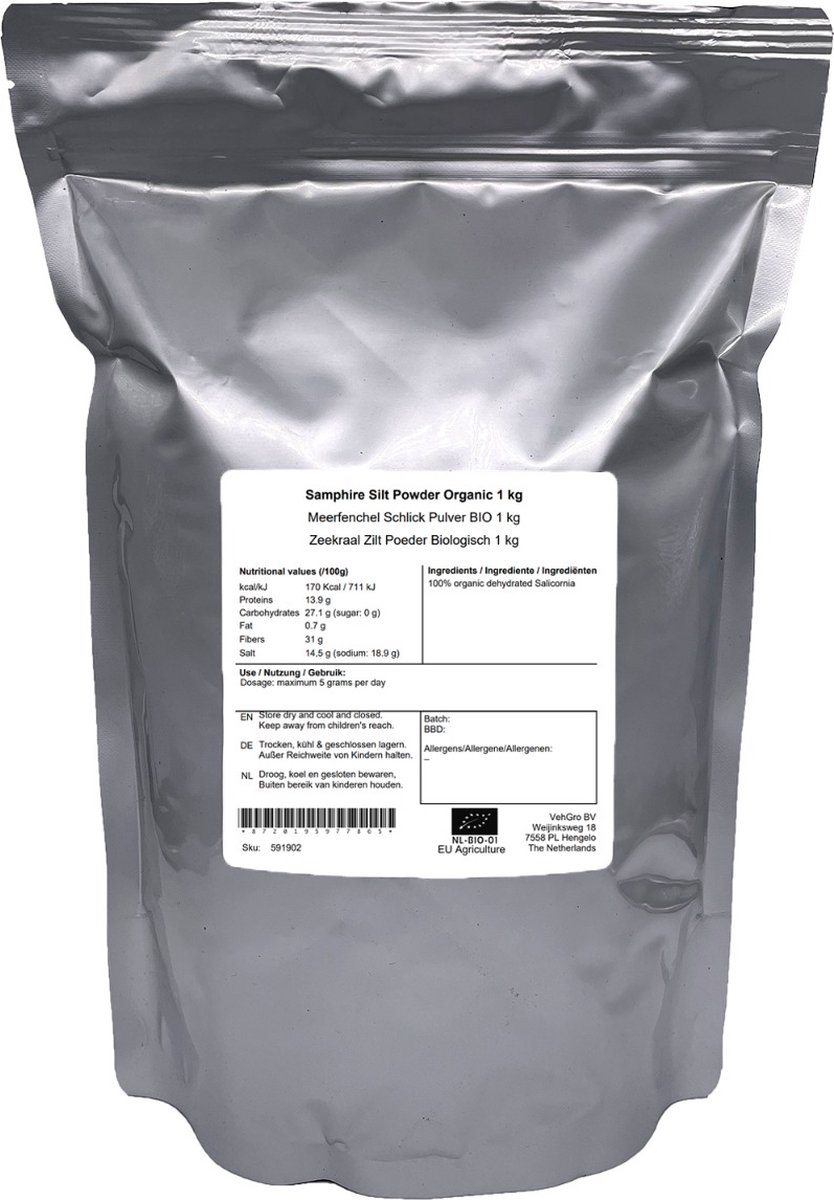 Goedkoopste Zeekraal Poeder - 1 Kg - Holyflavours