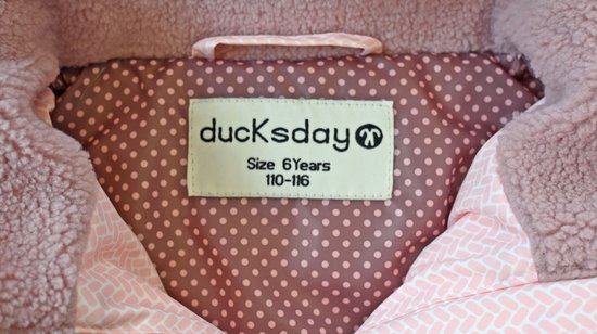 Ducksday - veste d'hiver avec polaire peluche pour enfants - imperméable - coupe-vent - chaude - école - ski - Filles - Molly - 146/152