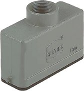 Han 16A Metal Standard Hoods/Housings A selection of metal Han A standard hoods and housings and covers with single or double lever locking system mechanisms, in straight or angled, high or low level variants as specified. Range 3 (Harting Size