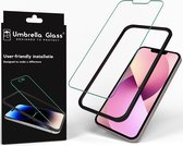 Umbrella Glass EasyClick UltraHD Screenprotector - Geschikt voor iPhone 13 - 13 Pro