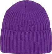 Buff Renso Knitted Fleece Hat Beanie 1323363131000, Unisex, Purper, Muts, maat: One size