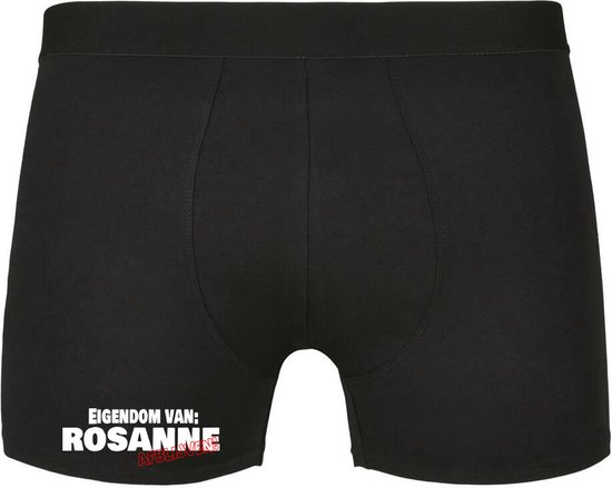 Eigendom van Rosanne , Afblijven! Heren Boxershort - Relatie - Vriend - Onderbroek