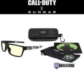 GUNNAR Gaming en computerbril | Model Call of Duty Tactical Edition - Glas Tint: Amber (Blokkeert 65% Blauw licht & 100% UV)| Gepatenteerde blauw licht filterende glazen