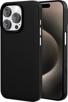 Étui Nekit adapté à iPhone 15 Pro | Compatible avec MagSafe | Couverture arrière avec aimant | Extra mince | Poids léger | Slim | Noir