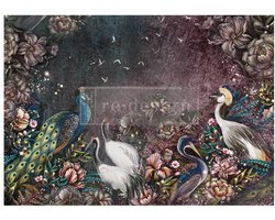 Redesign - Decoupage Fiber Paper A1 - Birds And Blooms