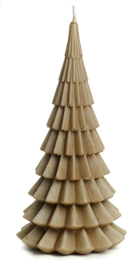 Cactula kwaliteits outdoor kerstboom kaars Dessert XL - 20 x 40 cm