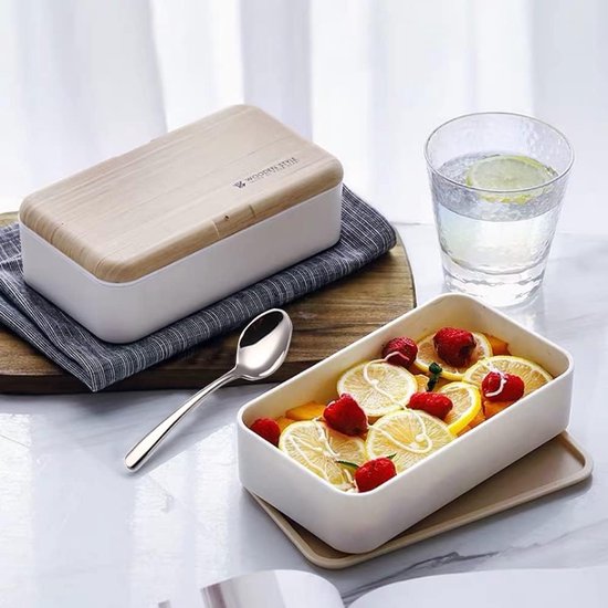 Boite Bento Japonais Bois - Lunch Box Repas du Midi