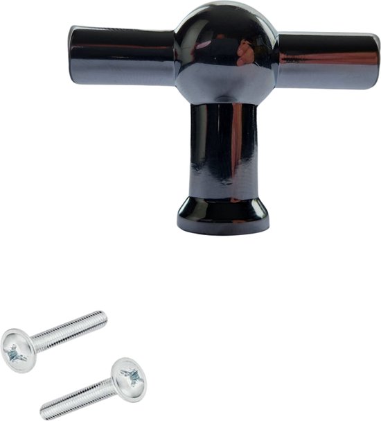 ShipeeKin 4x Gepolijste kastknoppen Chromen Ladeknoppen Ronde Paddestoel Knop 30mm voor Kast, Garderobe,Lade, Slaapkamer, Badkamermeubilair Rekken ect.(Zilver