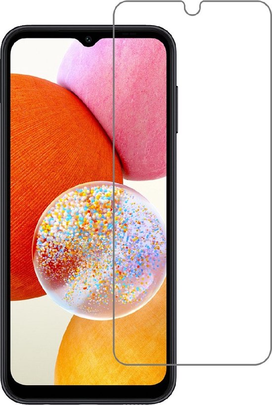 Protecteur d'écran LuxeBass adapté pour Samsung Galaxy A14 5G - Glas Trempé - écran en verre - protection