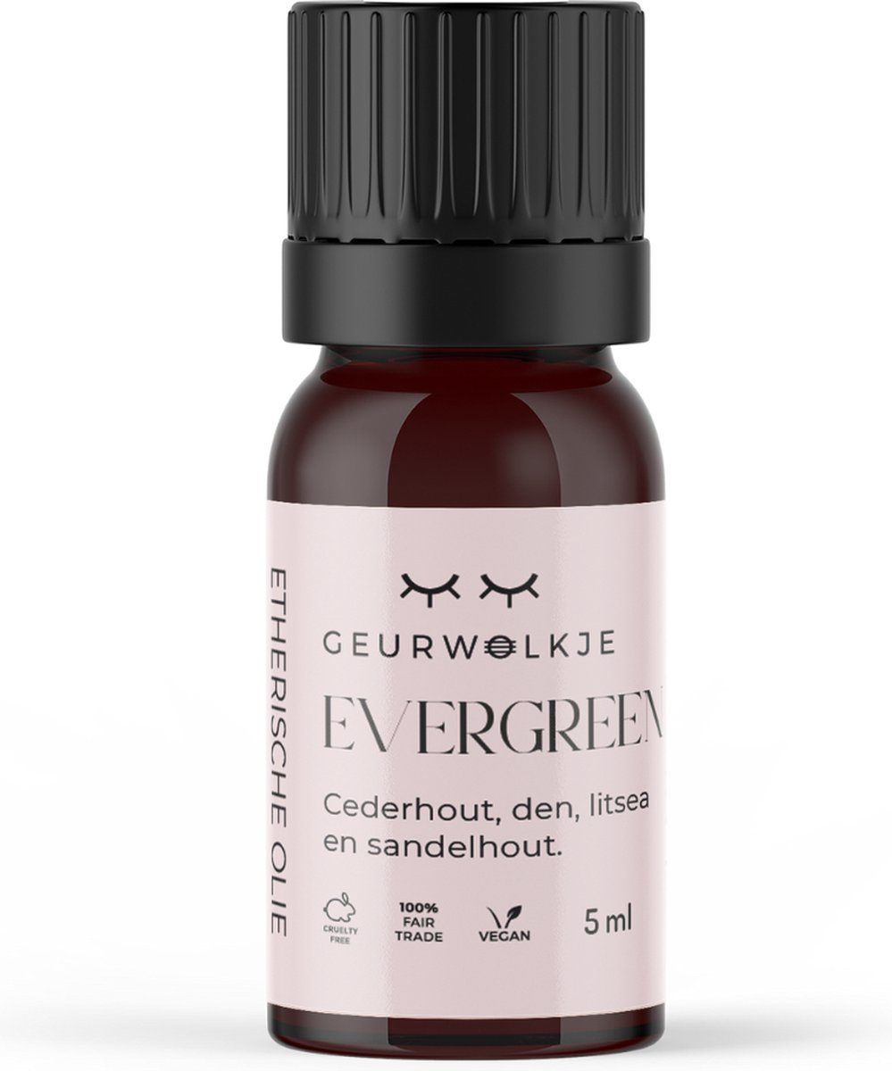Goedkoopste Geurwolkje® Etherische Olie Blend - Evergreen - 5 ml
