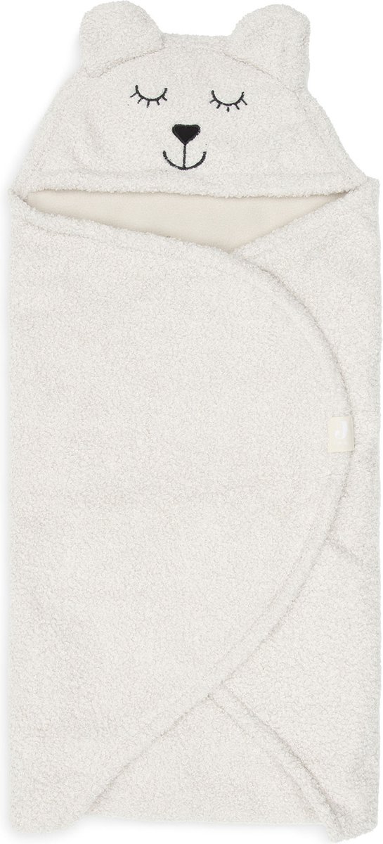 Jollein Wikkeldeken Bear Boucle Oatmeal van Jollein — afbeelding 2