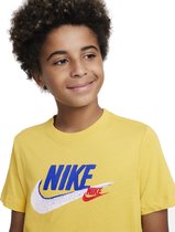 Nike NSW SI SS sportshirt jongens geel