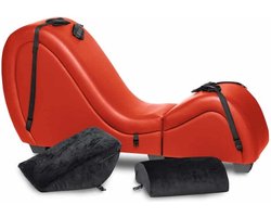 Kinky Sex Chaise met Love Pillows - Rood