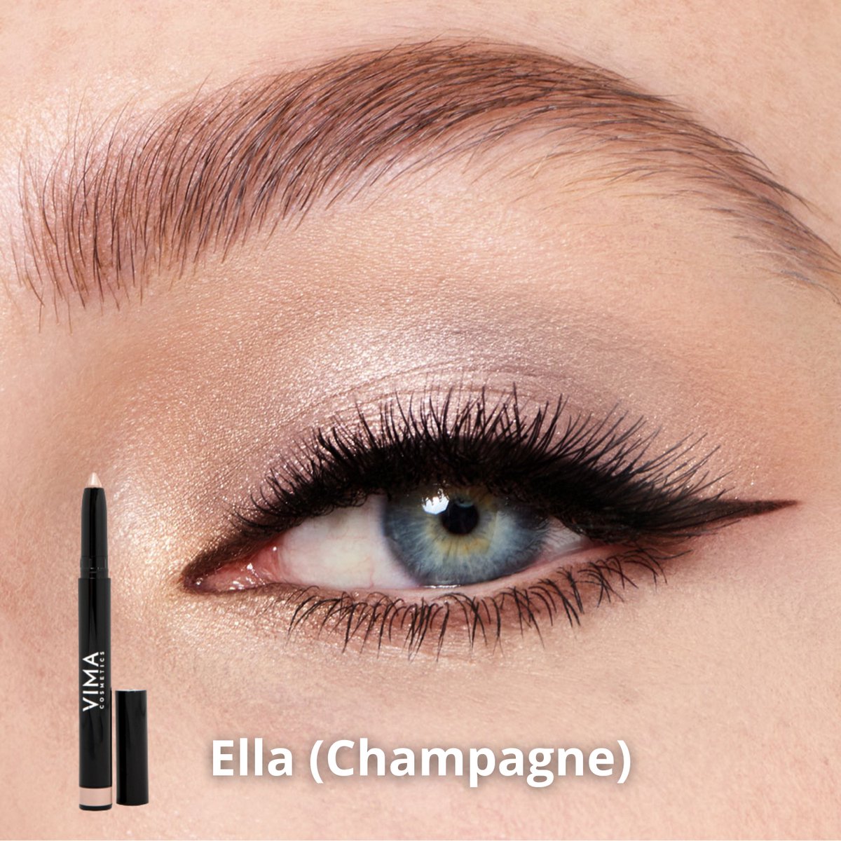 VIMA Eyeshadow stick - Champagne (Ella) - Long-Lasting - High Pigmentation - Waterproof