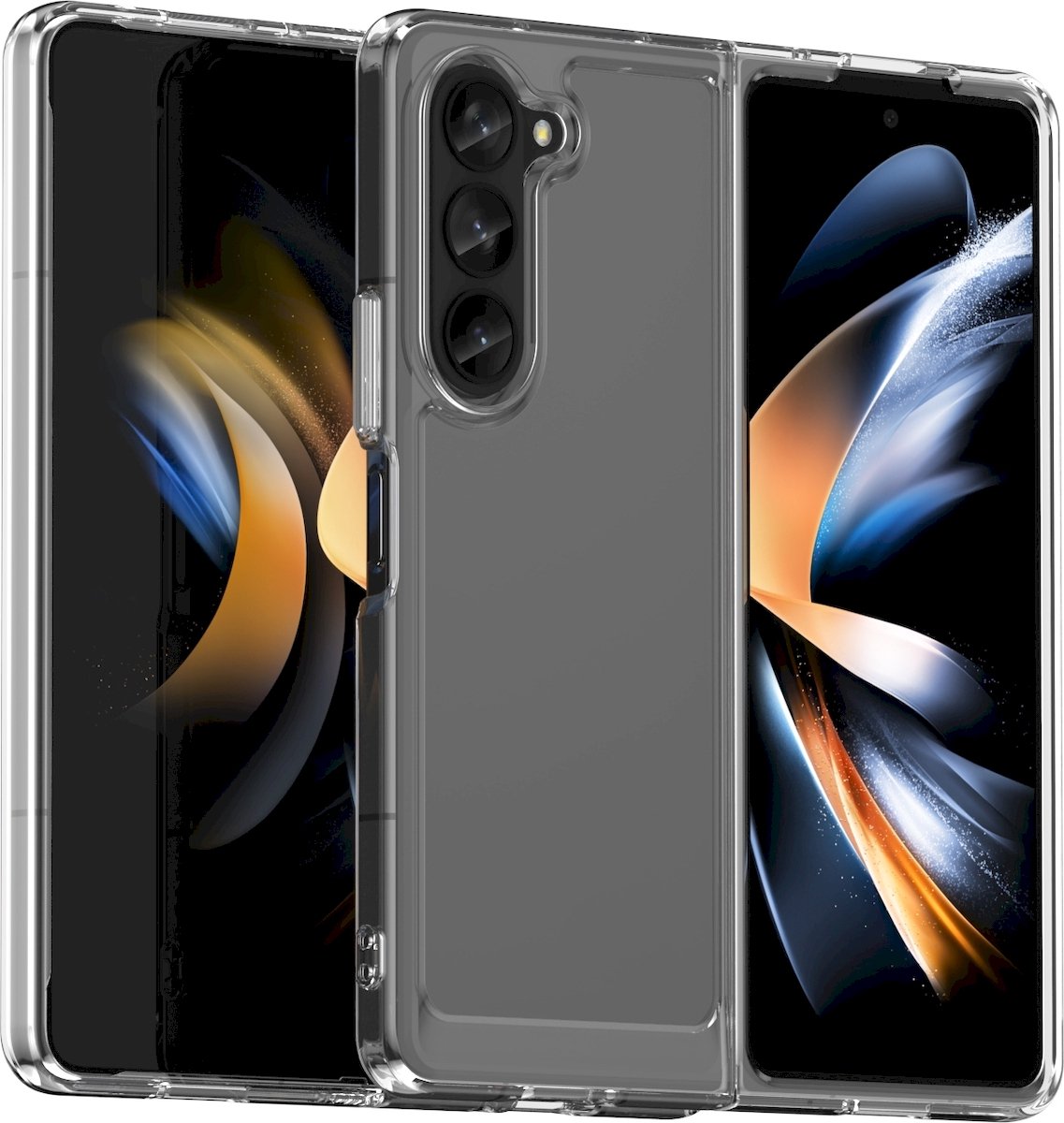 Mobigear Doorzichtig Hoesje geschikt voor Samsung Galaxy Z Fold 5 Telefoonhoesje Hardcase | Mobigear Crystal Backcover | Doorzichtig Telefoonhoesje Galaxy Z Fold 5 | Galaxy Z Fold 5 Case | Back Cover - Transparant