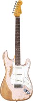 Fender '63 Stratocaster Super Heavy Relic RW Shell Pink #133070 - ST-Style elektrische gitaar